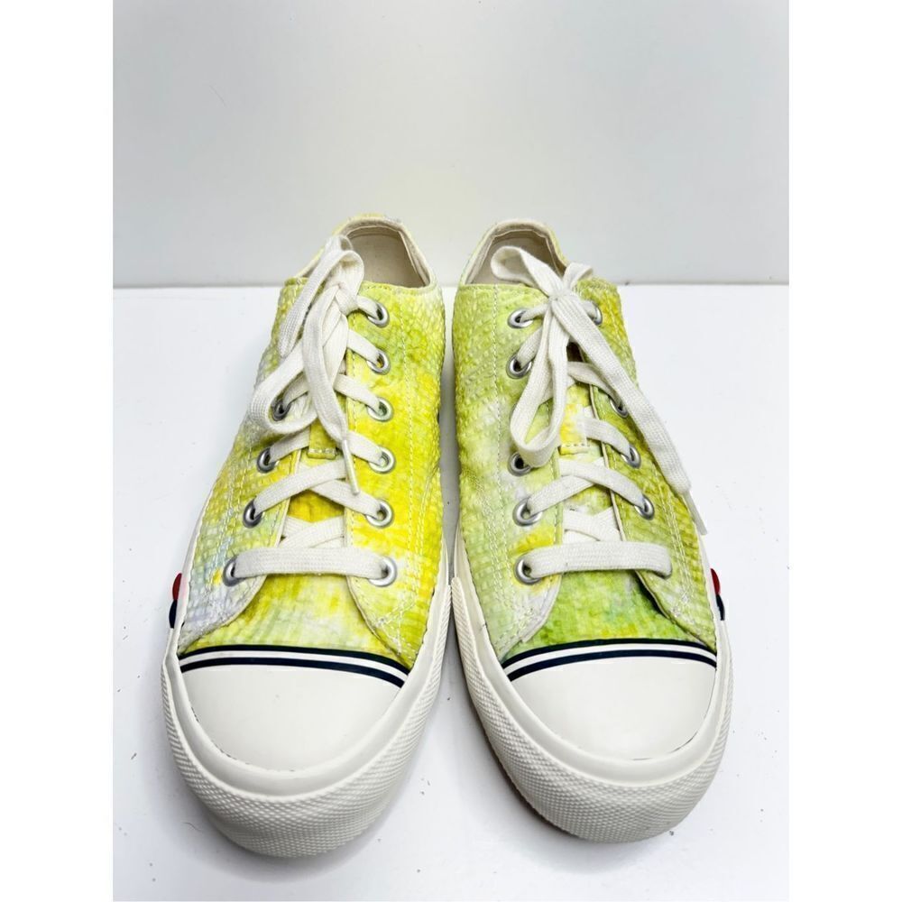 Pro Keds Sneakers Mens Size 9US Green Yellow Athletic Lace Up Low Top Shoes‎